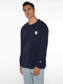 Лонгслив Protest Shelby, темно синий