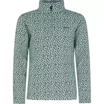 Лонгслив Protest Zoak half zip, зеленый