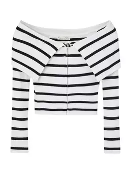 Лонгслив Pull&Bear, черный