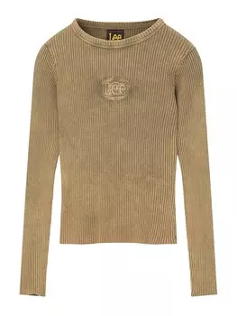 Лонгслив Pull&Bear, цвет Cappuccino