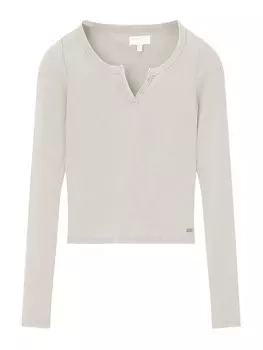 Лонгслив Pull&Bear, цвет Kitt