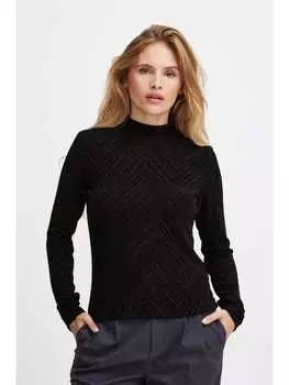 Лонгслив PULZ Jeans, черный