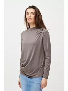 Лонгслив PULZ Jeans, серый