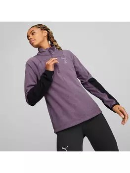 Лонгслив Puma, цвет Lila/Anthrazit