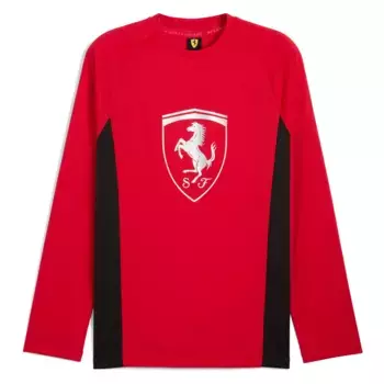 Лонгслив Puma Ferrari Lifestyle, красный