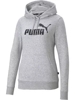 Лонгслив Puma Hoodie ESS Logo, серый
