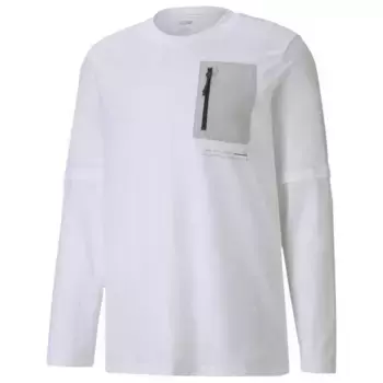 Лонгслив Puma Interstellar Layered, белый