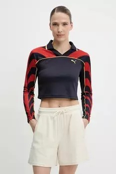 Лонгслив Puma, темно-синий