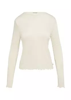 Лонгслив QS Shirt, кремовый