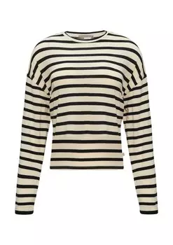 Лонгслив QS Shirt, светло-бежевый