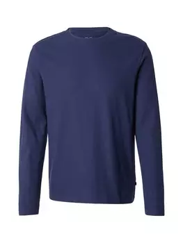 Лонгслив QS Shirt, темно-синий