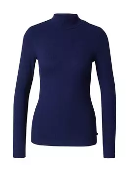 Лонгслив QS Shirt, темно-синий