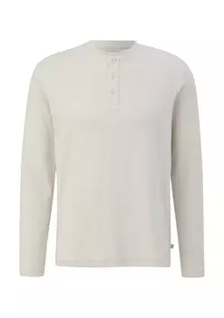 Лонгслив Qs, светло-бежевый