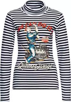 Лонгслив Queen, черный