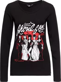 Лонгслив Queen, черный