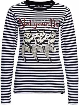 Лонгслив Queen Kerosin Longsleeve, черный