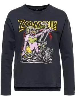 Лонгслив Queen Kerosin Longsleeve, черный