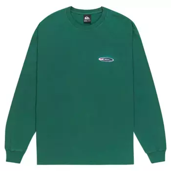Лонгслив Quiksilver Hollow Coves, зеленый