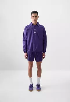 Лонгслив REAL MADRID ICON DRILL - Club wear Adidas Originals, фиолетовый