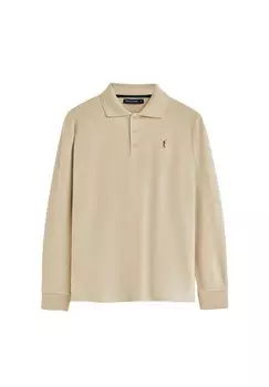 Лонгслив REGULAR FIT THREE BUTTONS RIGBY - Polo shirt Polo Club, бежевый