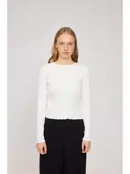 Лонгслив Ribbed MAZINE, кремовый