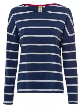 Лонгслив Roadsign, цвет dunkelblau/wei