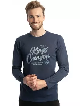 Лонгслив Roadsign, темно-синий