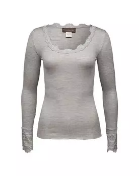 Лонгслив rosemunde Shirt, светло-серый
