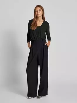 Лонгслив с блестящим эффектом Apricot, черный