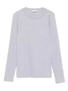 Лонгслив с декорированным воротником Peserico, серый