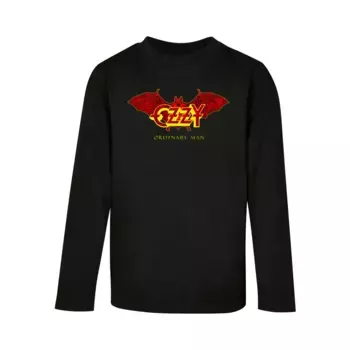 Лонгслив с длинным рукавом «Merchcode Men's Kids Ozzy Osbourne - Bat Longsleeve», черный