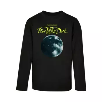 Лонгслив с длинным рукавом «Merchcode Мужские детские Iron Maiden — Moon Onsie с длинными рукавами», черный
