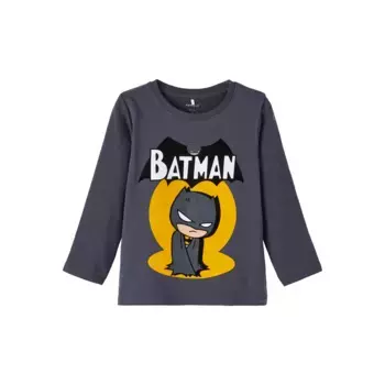 Лонгслив с длинными рукавами Name It «NMMSKYLAR SUPERFRIENDS LS TOP WAB», цвет India Ink