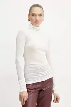 Лонгслив с добавлением шерсти Max&Co., бежевый