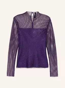 Лонгслив с драгоценными камнями MARC CAIN, цвет 748 deep purple