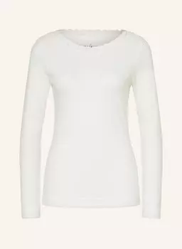 Лонгслив с кружевом ZADA, белый