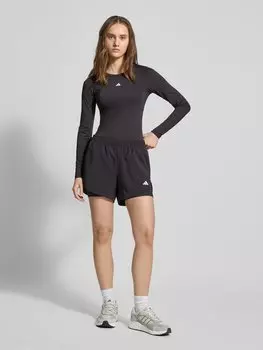 Лонгслив с логотипом ADIDAS SPORTSWEAR, черный