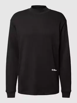 Лонгслив с логотипом G-Star Raw, черный