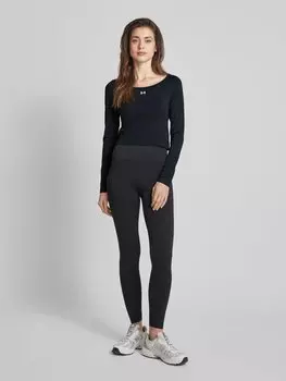 Лонгслив с логотипом Under Armour, черный