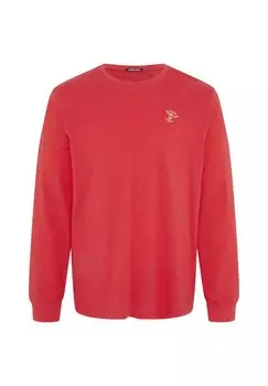 Лонгслив с надписью в фотодизайне CHIEMSEE, цвет Bittersweet