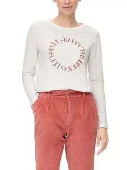 Лонгслив s.Oliver, белый