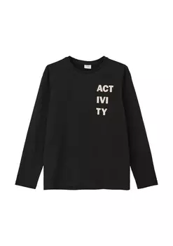 Лонгслив s.Oliver, черный