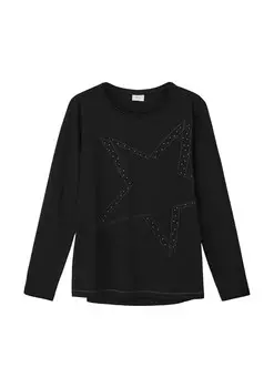 Лонгслив s.Oliver, черный