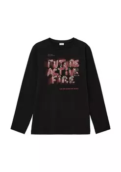 Лонгслив s.Oliver, черный