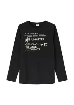 Лонгслив s.Oliver, черный