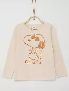 Лонгслив s.Oliver Longsleeve, бежевый