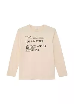 Лонгслив s.Oliver, песочный