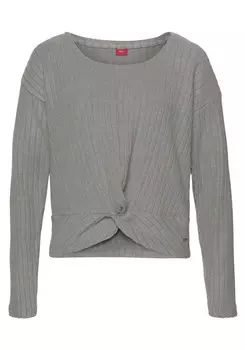 Лонгслив s.Oliver, серый