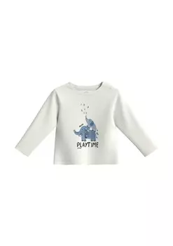 Лонгслив s.Oliver Shirt, экрю