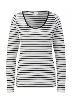 Лонгслив s.Oliver Shirt, белый